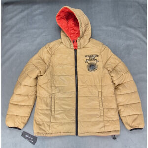 Kenneth Cole Sundance Film Festival 2020 Reversible Hooded Puffer Jacket Large